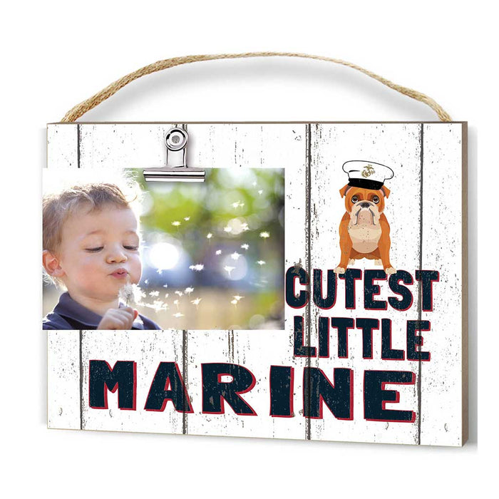 USMC Cutest Little Marine Clip Picture Frame