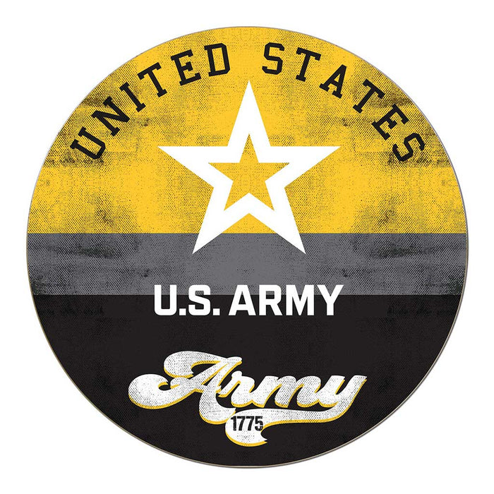 U.S. Army Retro 20 x 20 inch Wood Sign