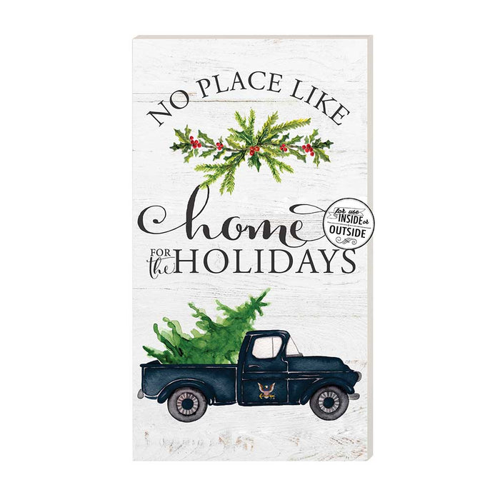 U.S. Navy Home For The Holidays 11 x 20 inch PVC Sign- Made In The USA