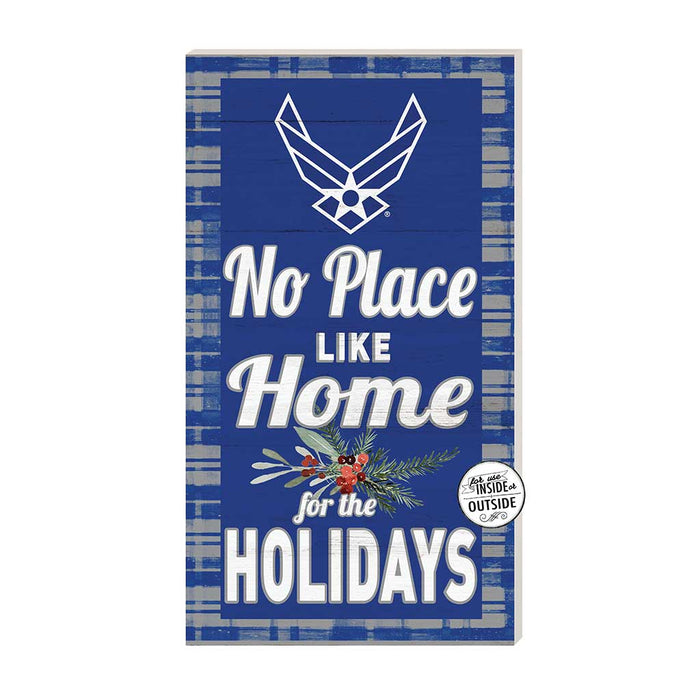 U.S. Air Force Home for the Holidays 11 x 20 inch USAF Sign