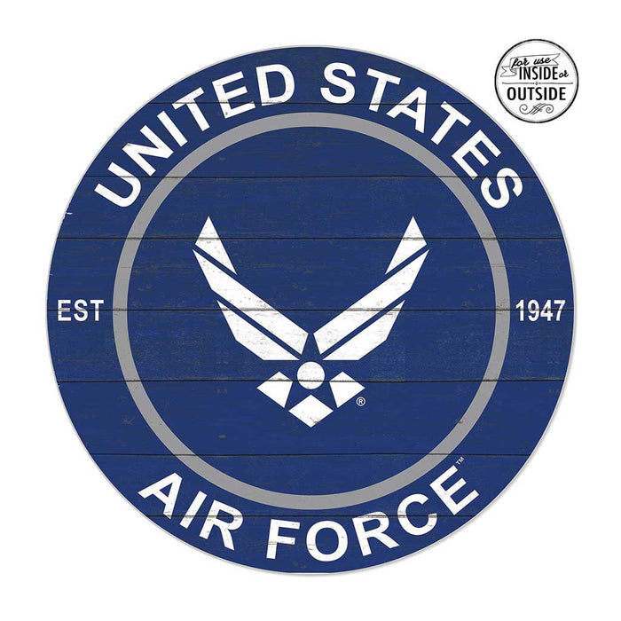 U.S. Air Force Logo 20 x 20 inch Indoor / Outdoor Sign - Made In The USA