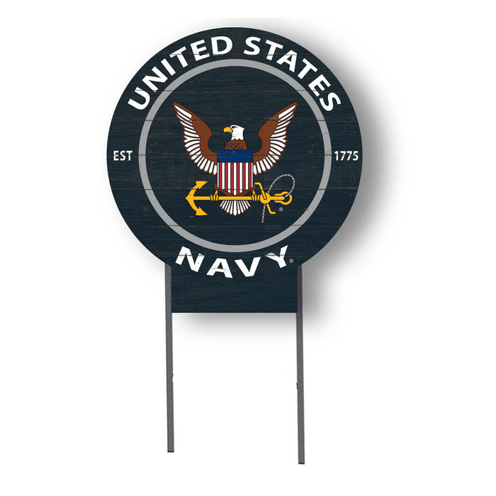 U.S. Navy Logo 20 x 20 inch Lawn Sign