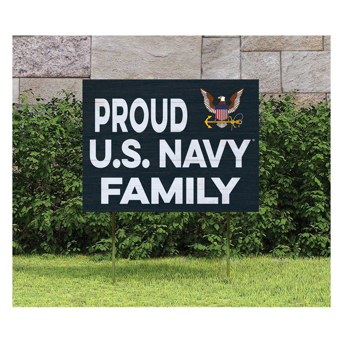 U.S. Navy Proud Family 18  x 24 inch Lawn Sign