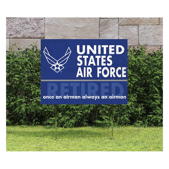 U.S. Air Force Always An Airman 18  x 24 inch Lawn Sign