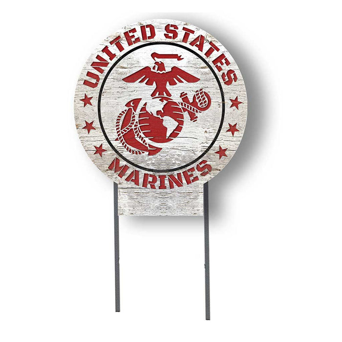 USMC Paint 20 x 20 inch Yard Sign