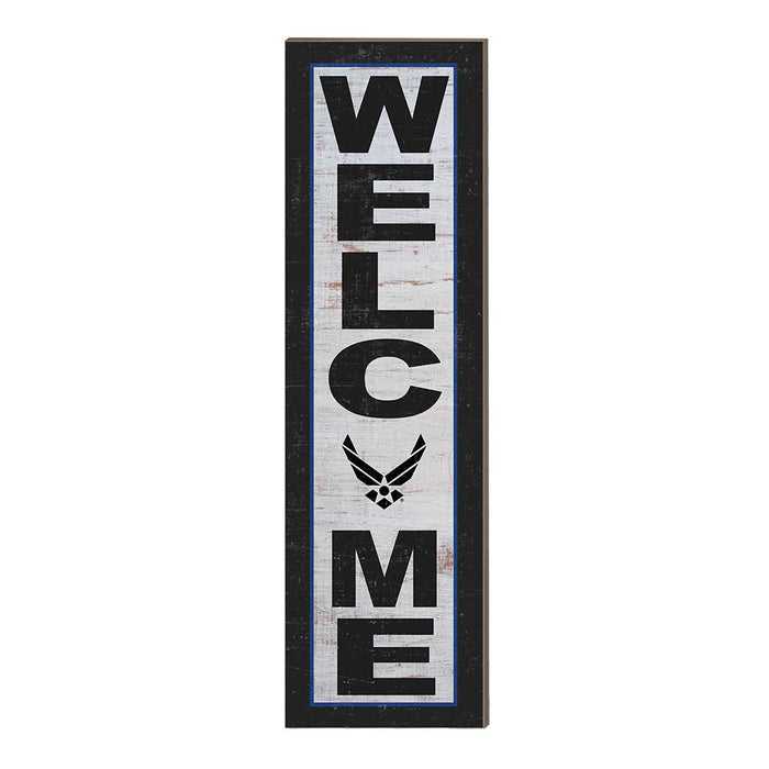 U.S. Air Force Welcome 10 x 35 inch USAF Sign - Made In The USA