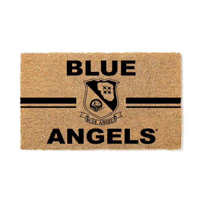 U.S. Navy Blue Angels 18 x 30 inch Coir Doormat - Made In The USA