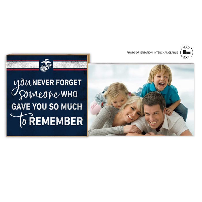 USMC Never Forget Floating Picture Frame