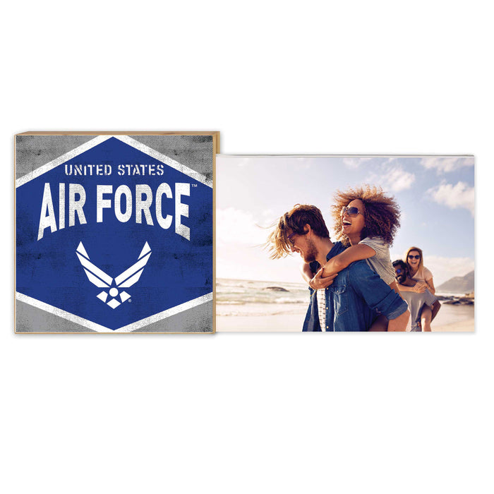 U.S. Air Force Retro Diamond Floating Picture Frame