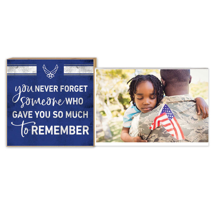 U.S. Air Force Never Forget Floating Picture Frame