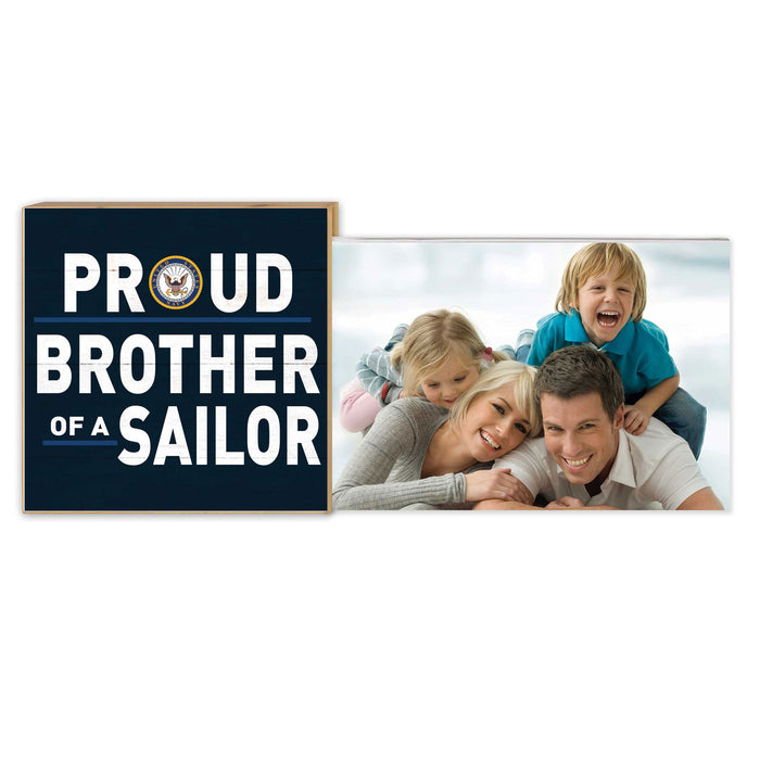 U.S. Navy Proud Brother Floating Picture Frame