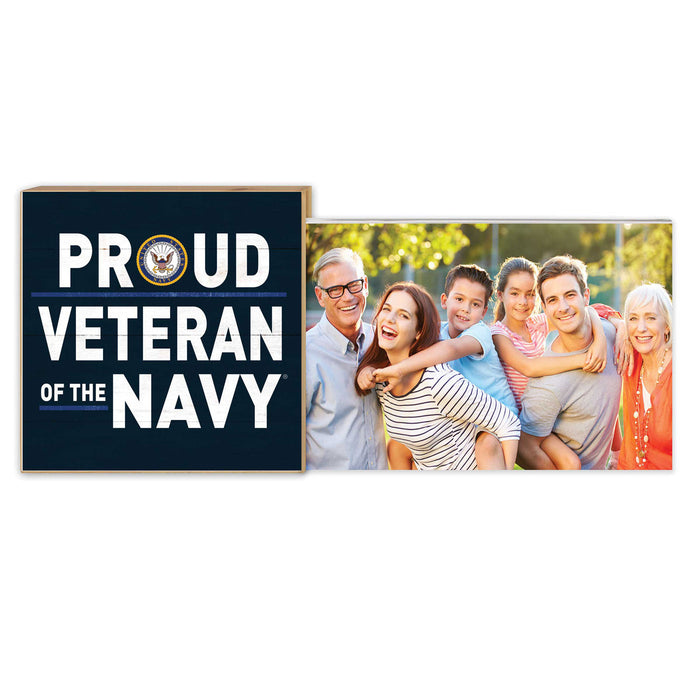 U.S. Navy Proud Veteran Floating Picture Frame