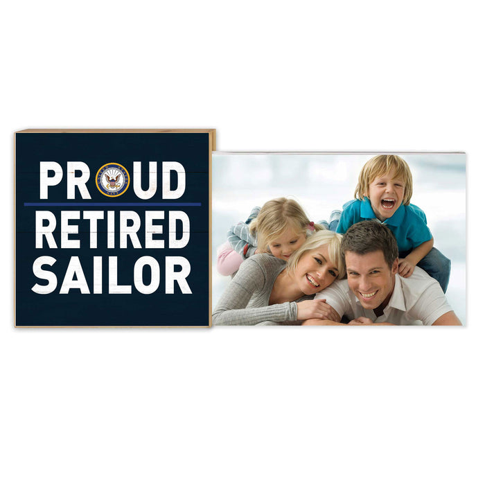 U.S. Navy Retired Floating Picture Frame