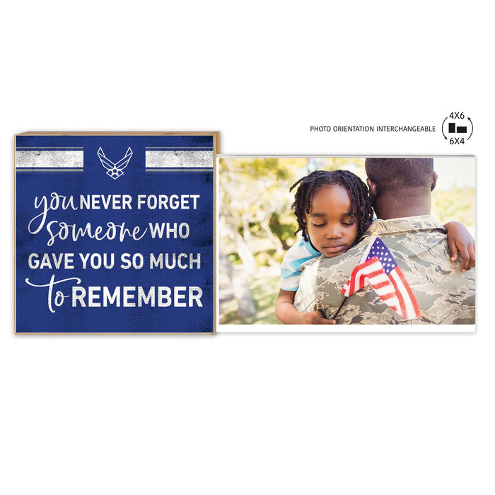 U.S. Air Force Never Forget Floating Picture Frame