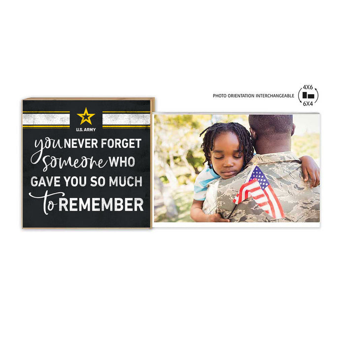 U.S. Army Floating Picture Frame Never Forget