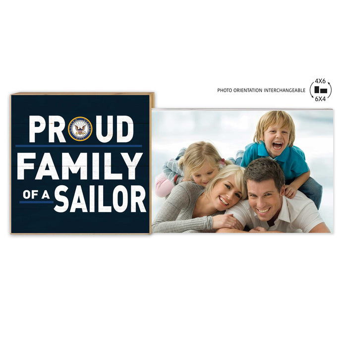 U.S. Navy Proud Family Floating Picture Frame