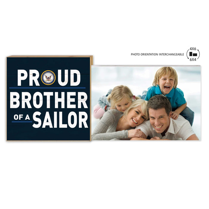 U.S. Navy Proud Brother Floating Picture Frame