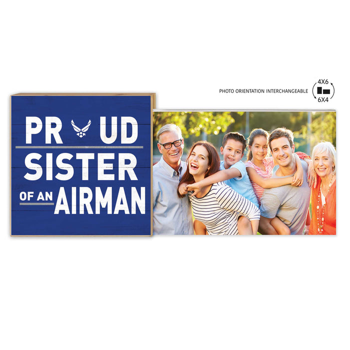 U.S. Air Force Proud Sister Floating Picture Frame