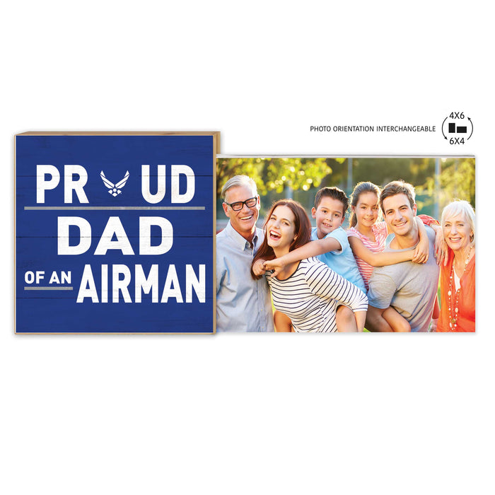 U.S. Air Force Proud Dad Floating Picture Frame