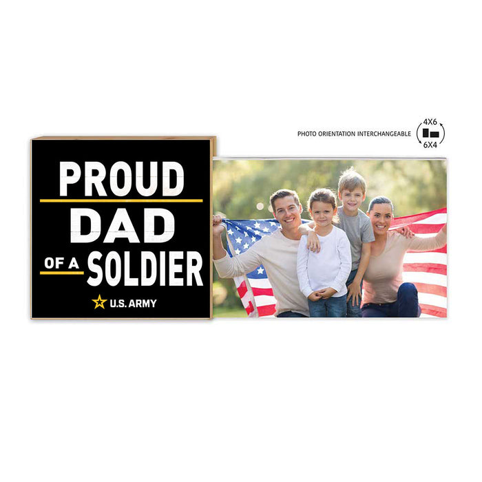 U.S. Army Proud Dad Floating Picture Frame