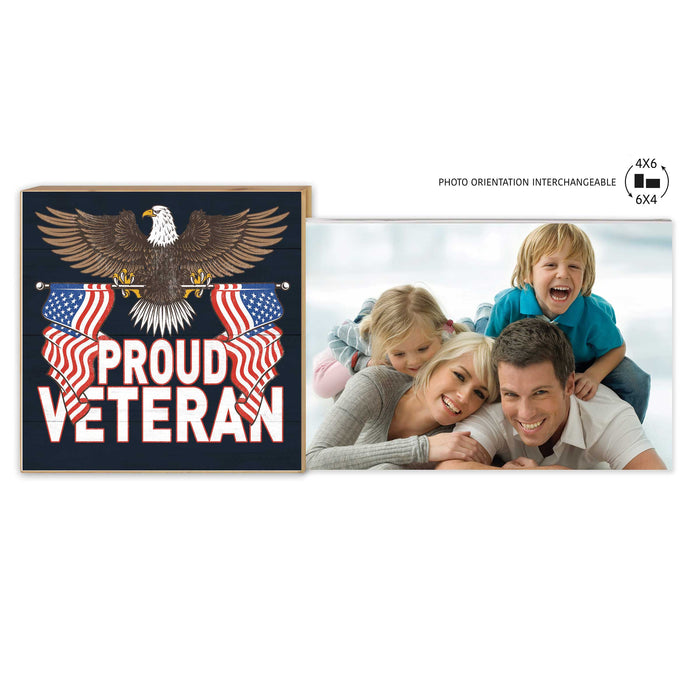 U.S. Proud Veteran Floating Picture Frame