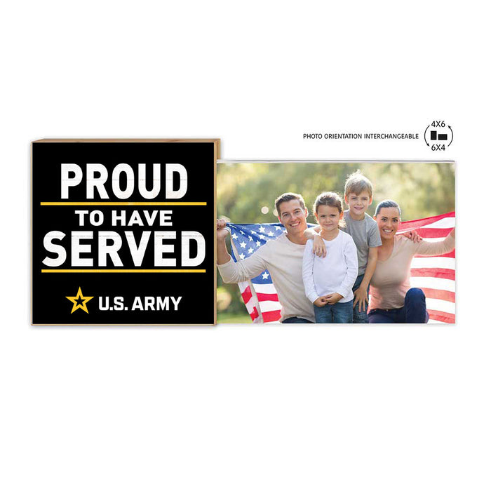 U.S. Army Proud To Have Served Floating Picture Frame