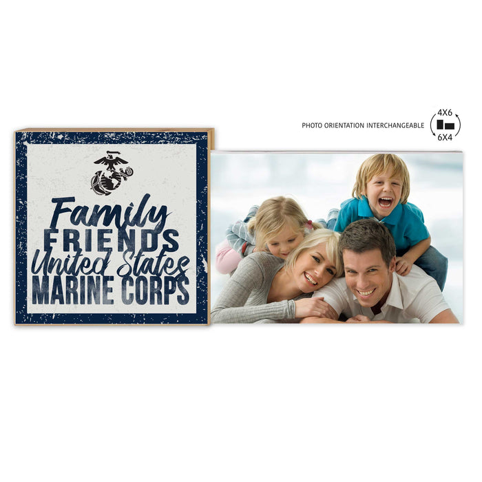 USMC Family Friends Marines Floating Picture Frame