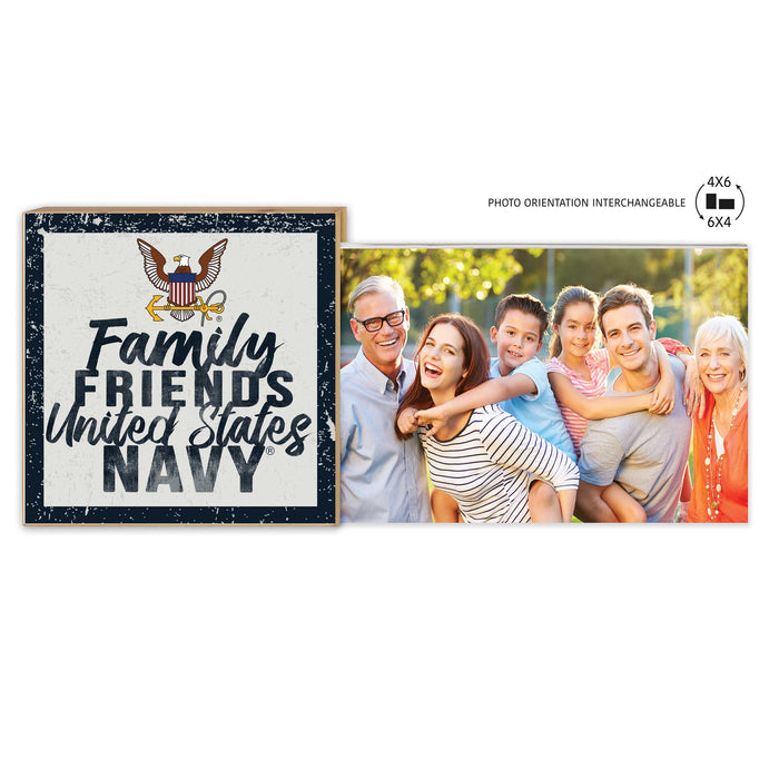 U.S. Navy Family Friends Navy Floating Picture Frame