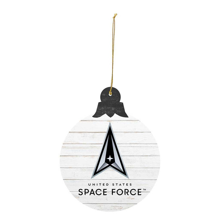 U.S. Space Force Logo Christmas Ornament - Made In The USA