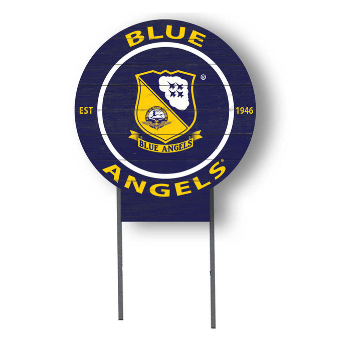 U.S. Navy Blue Angels 20 x 20 inch Lawn Sign