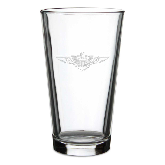 US Navy Aviation Personalized Pint Glass