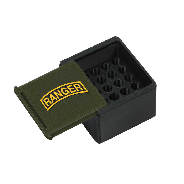 U.S. Army Ranger Tab 3D Printed Storage Boxes - USA Made - Officially Licensed