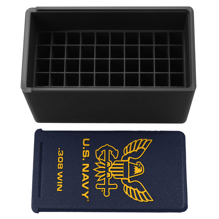 U.S. Navy Logo 3D Printed Storage Boxes - USA Made - Officially Licensed