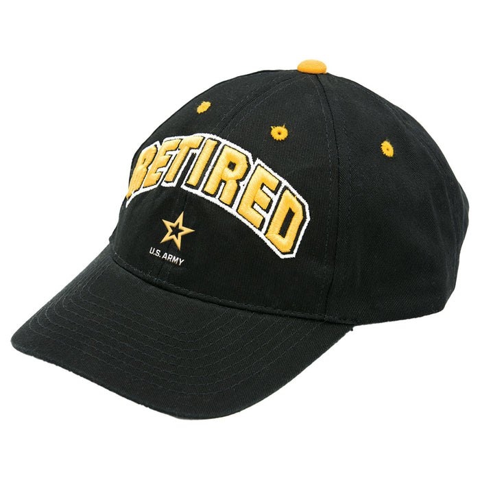 U.S. Army Retired Embroidered Cap