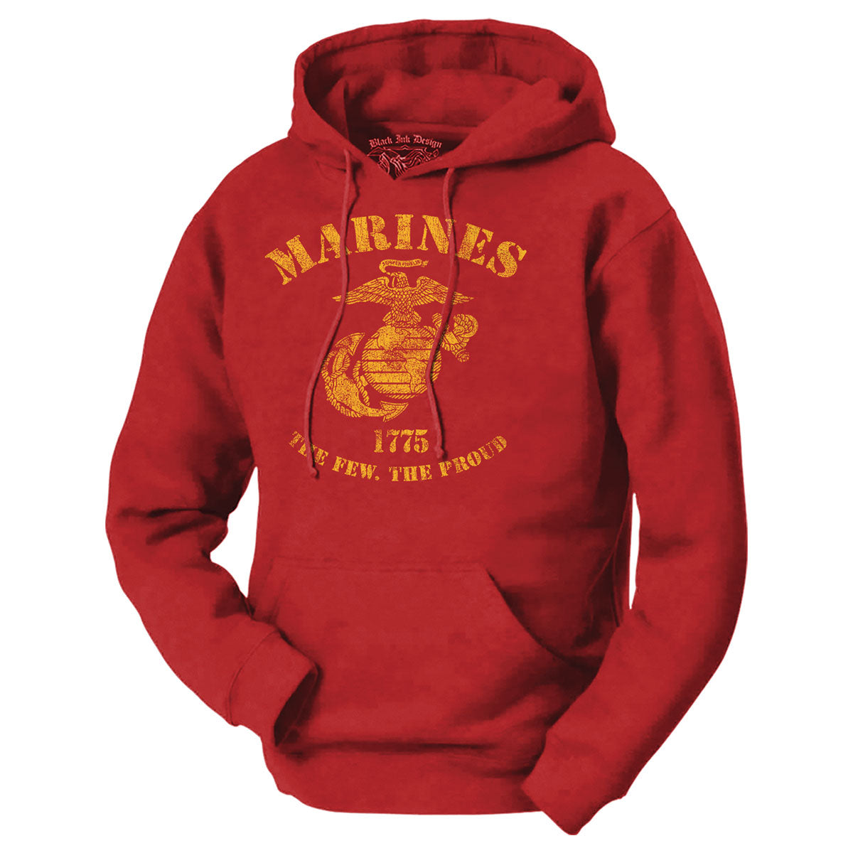 USMC United States Marine Corps deals Vintage Pullover Hoodie Sweatshirt Medium