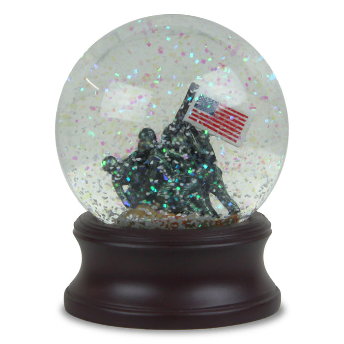 USMC Iwo Jima Mini Snow Globe