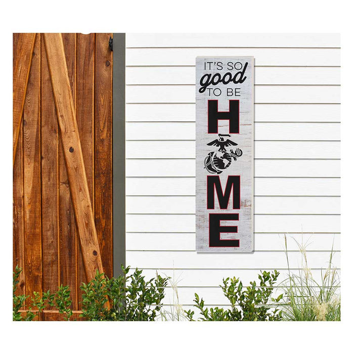 USMC Good To Be Home 10 x 35 inch Indoor Outdoor Sign