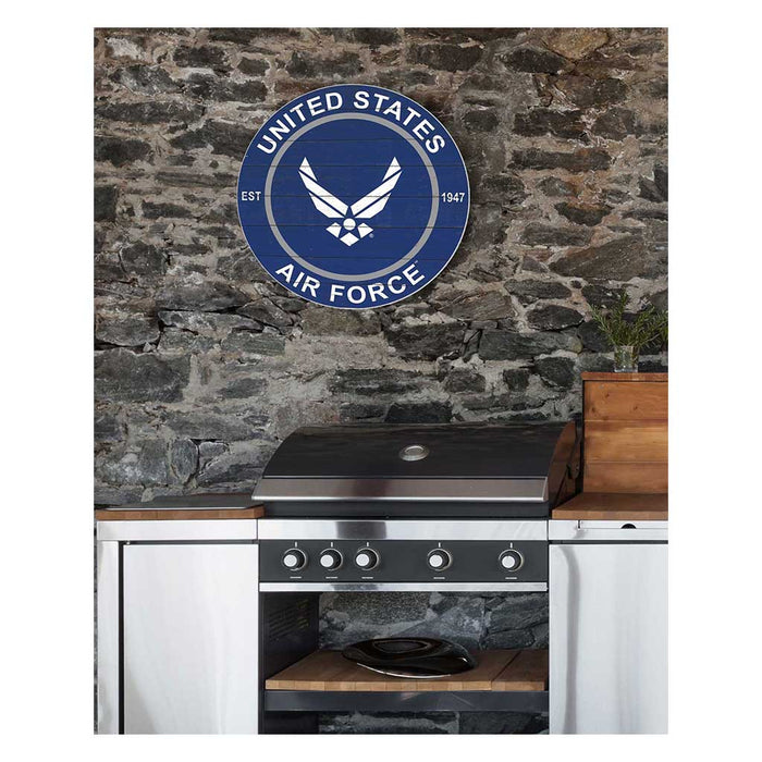 U.S. Air Force Logo 20 x 20 inch Indoor / Outdoor Sign - Made In The USA