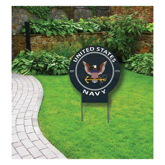 U.S. Navy Logo 20 x 20 inch Lawn Sign