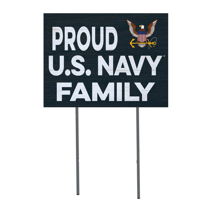 U.S. Navy Proud Family 18  x 24 inch Lawn Sign