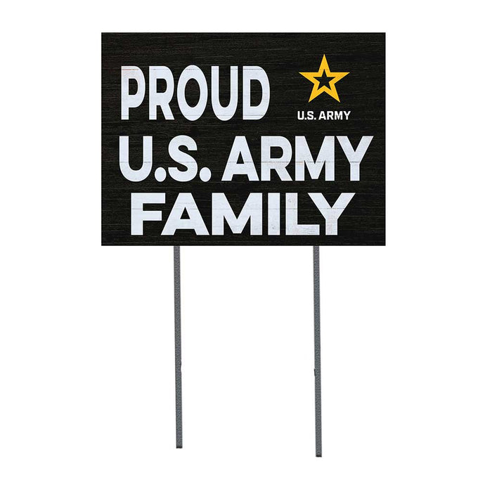 U.S. Army Proud Army Family 18 x 24 inch Lawn Sign