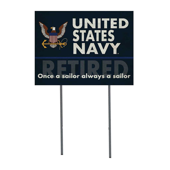 U.S. Navy Always A Sailor 18  x 24 inch Lawn Sign