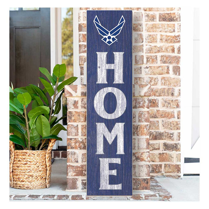 U.S. Air Force Home 11 x 46 inch Leaner Sign - Made In The USA