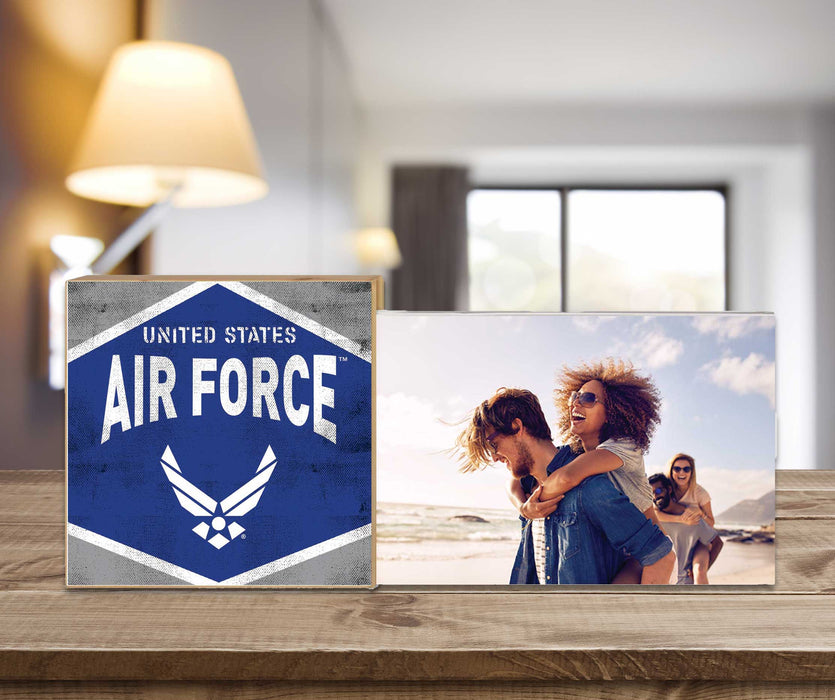 U.S. Air Force Retro Diamond Floating Picture Frame