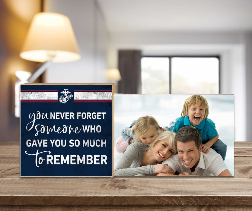 USMC Never Forget Floating Picture Frame