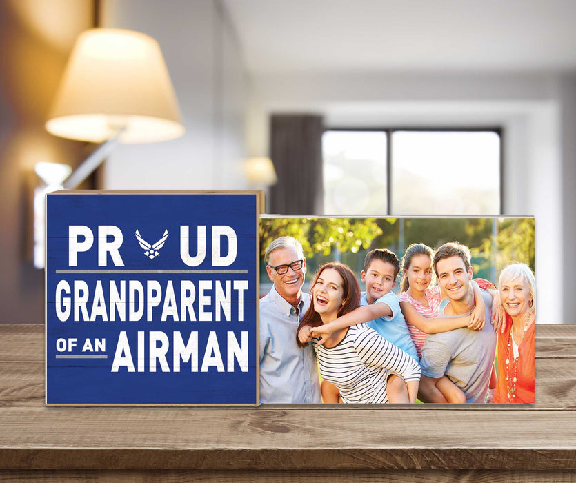 U.S. Air Force Proud Grandparent Floating Picture Frame