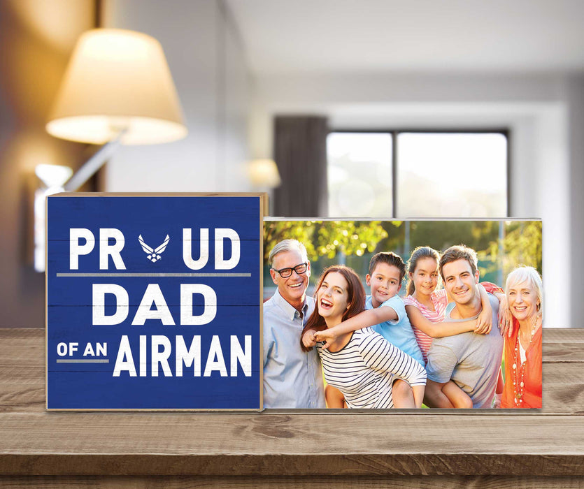 U.S. Air Force Proud Dad Floating Picture Frame