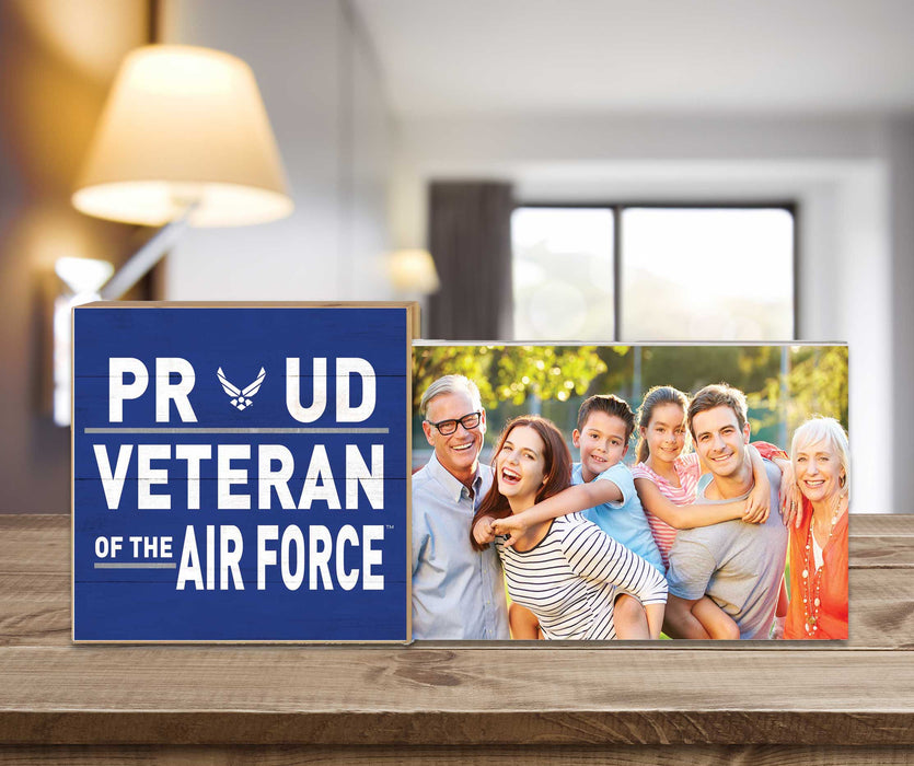 U.S. Air Force Proud Veteran Floating Picture Frame