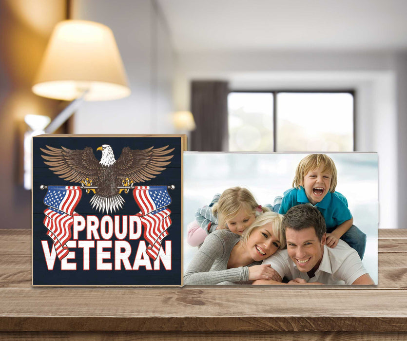 U.S. Proud Veteran Floating Picture Frame