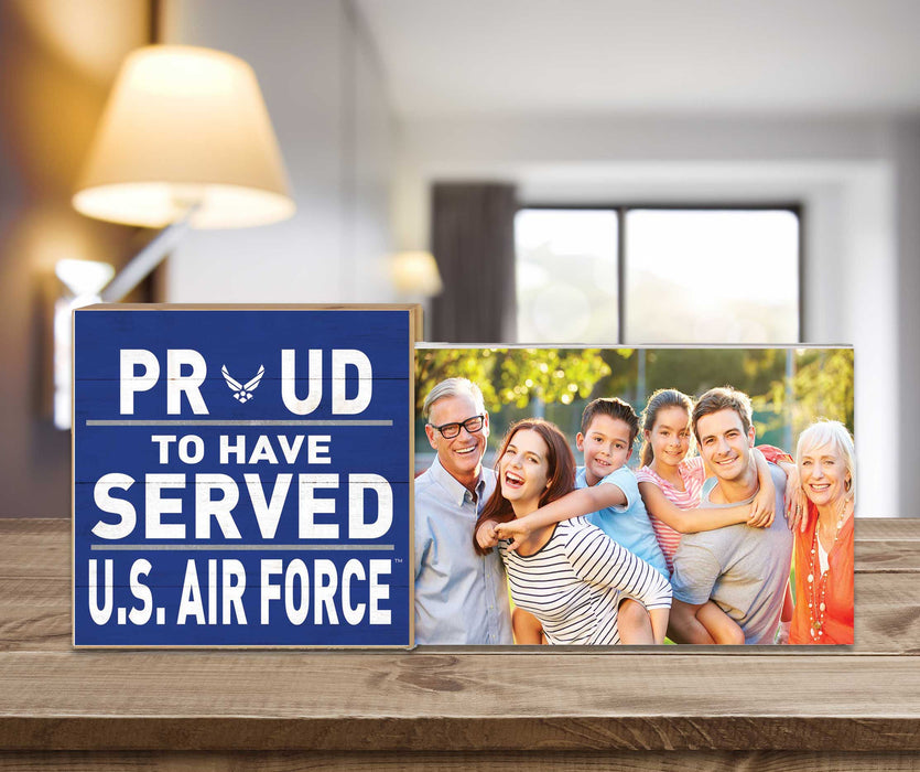 U.S. Air Force Proud To Have Served Floating Picture Frame